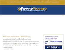 Tablet Screenshot of browardworkshop.com